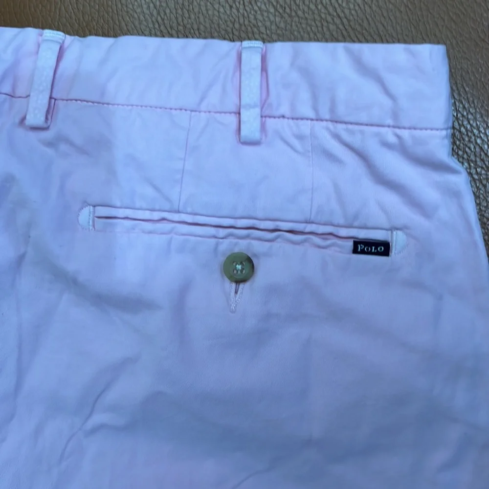 New Polo Ralph Lauren men’s Short. Sz 43. Cotton. Soft pink